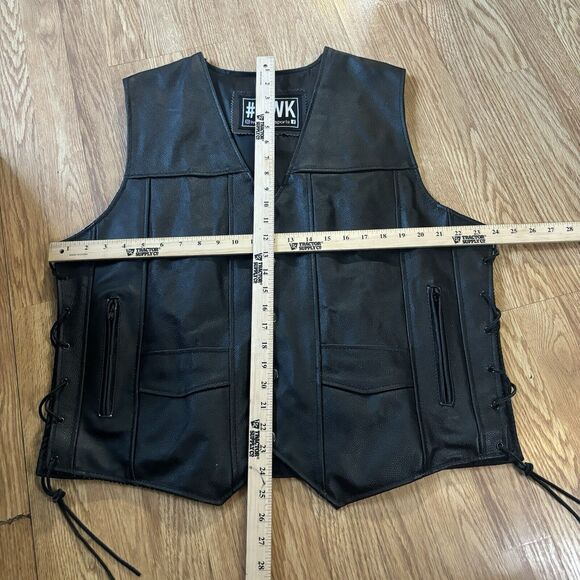 #HWK Motorsports Leather Vest Southern Cruisers Riding Club Patch On Back XL - Picture 9 of 9